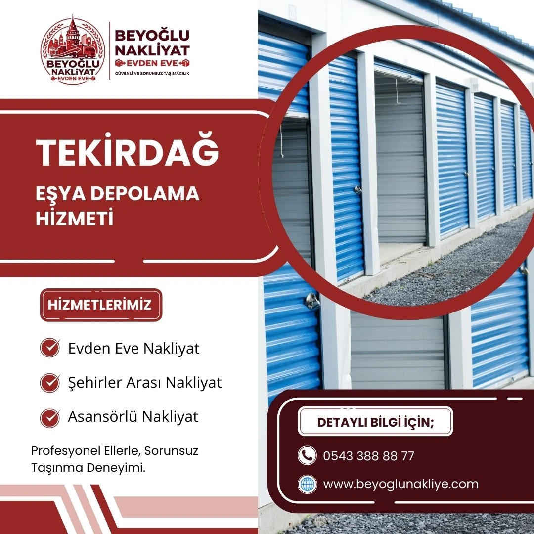Tekirdağ Eşya Depolama Hizmeti ait görsel