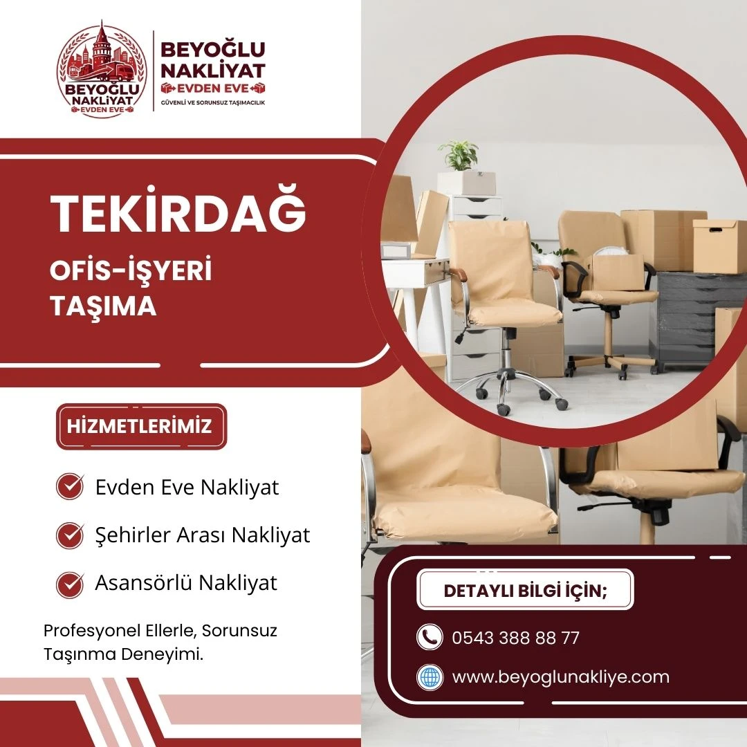 Tekirdağ Ofis-İşyeri Taşıma ait görsel