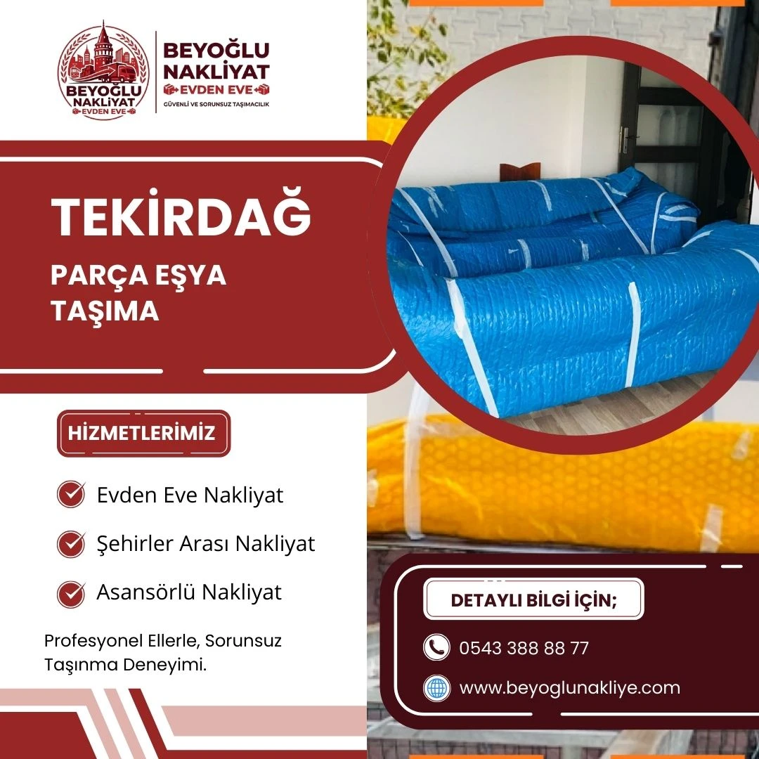 Tekirdağ Parça Eşya Taşıma ait görsel
